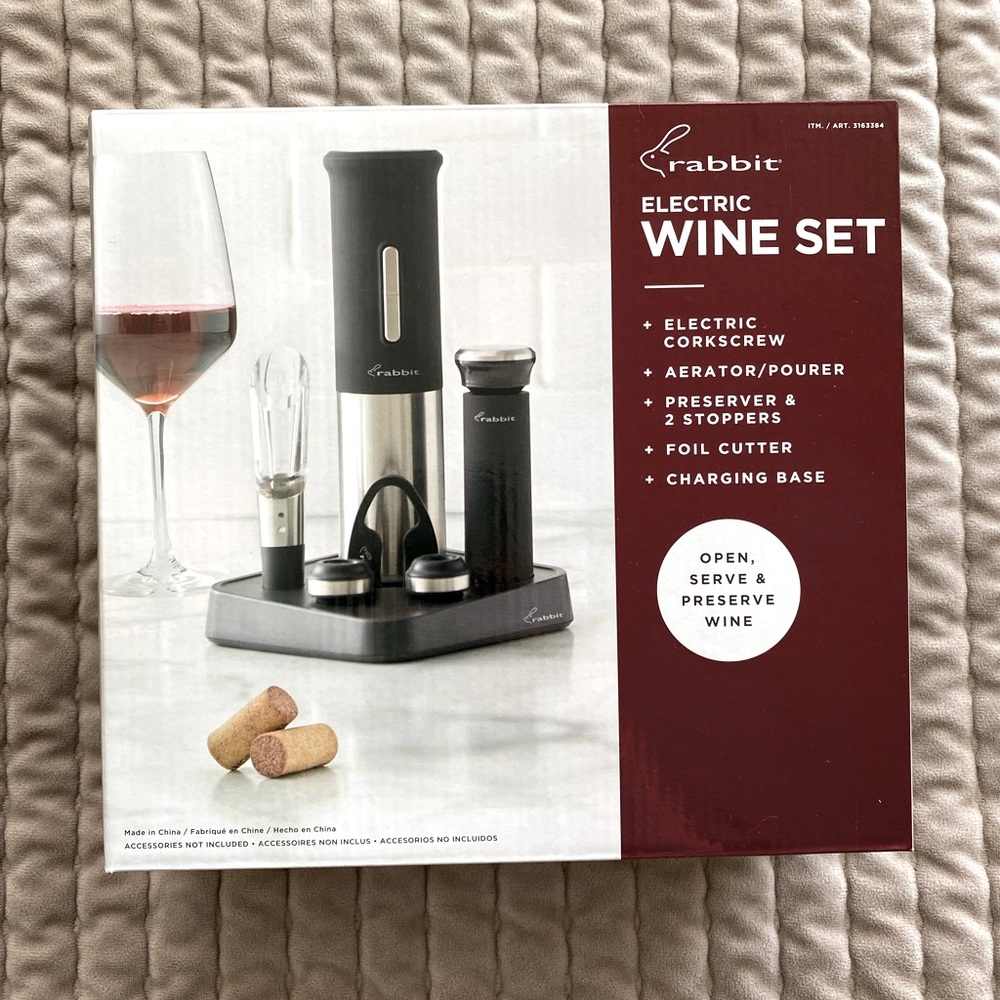 NEW electric wine set